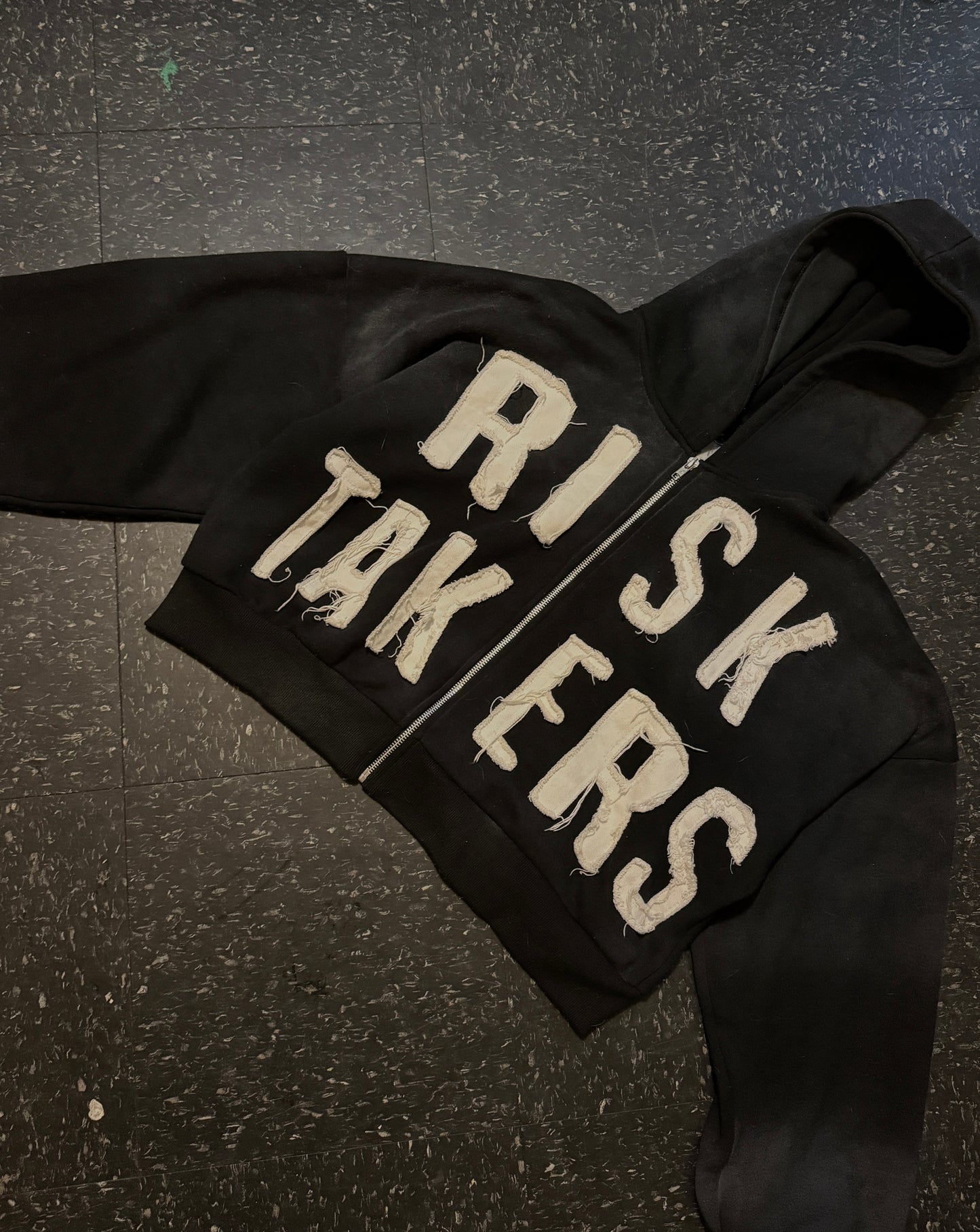 Risk Taker Black Zip Up SALE