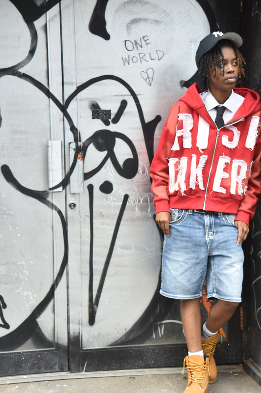 Risk Taker Red Zip Up SALE