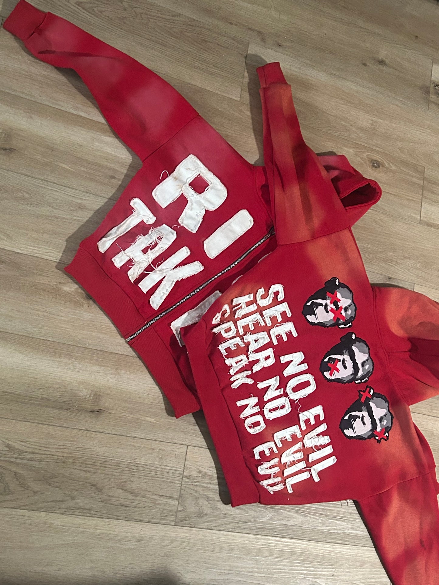Risk Taker Red Zip Up SALE