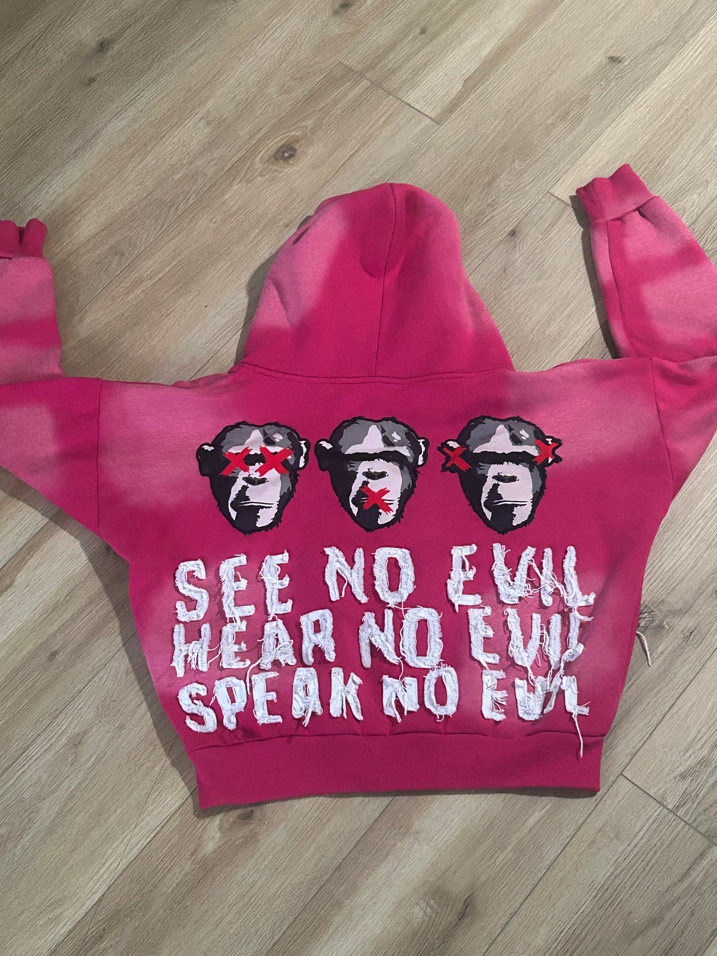 Pink Risk Taker Zip Up Hoodie SALE
